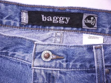 Mens Vintage Y2K Levi's SILVER TAB Baggy Stonewash Jeans size 36x32