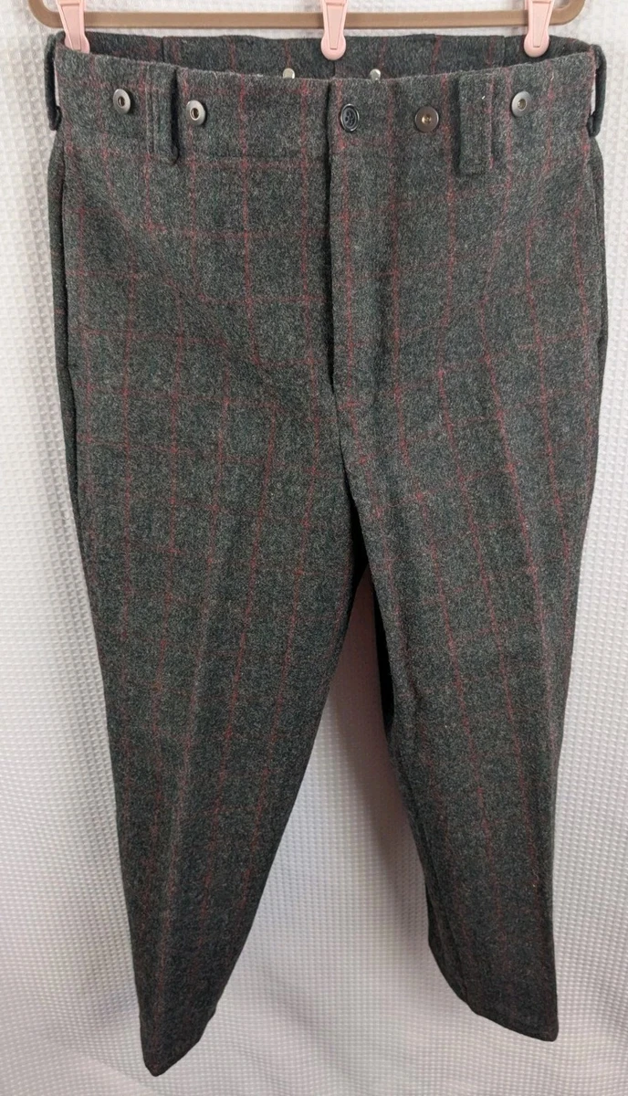 Wool Blend Regular 36 Size Vintage Pants for Men for sale | eBay