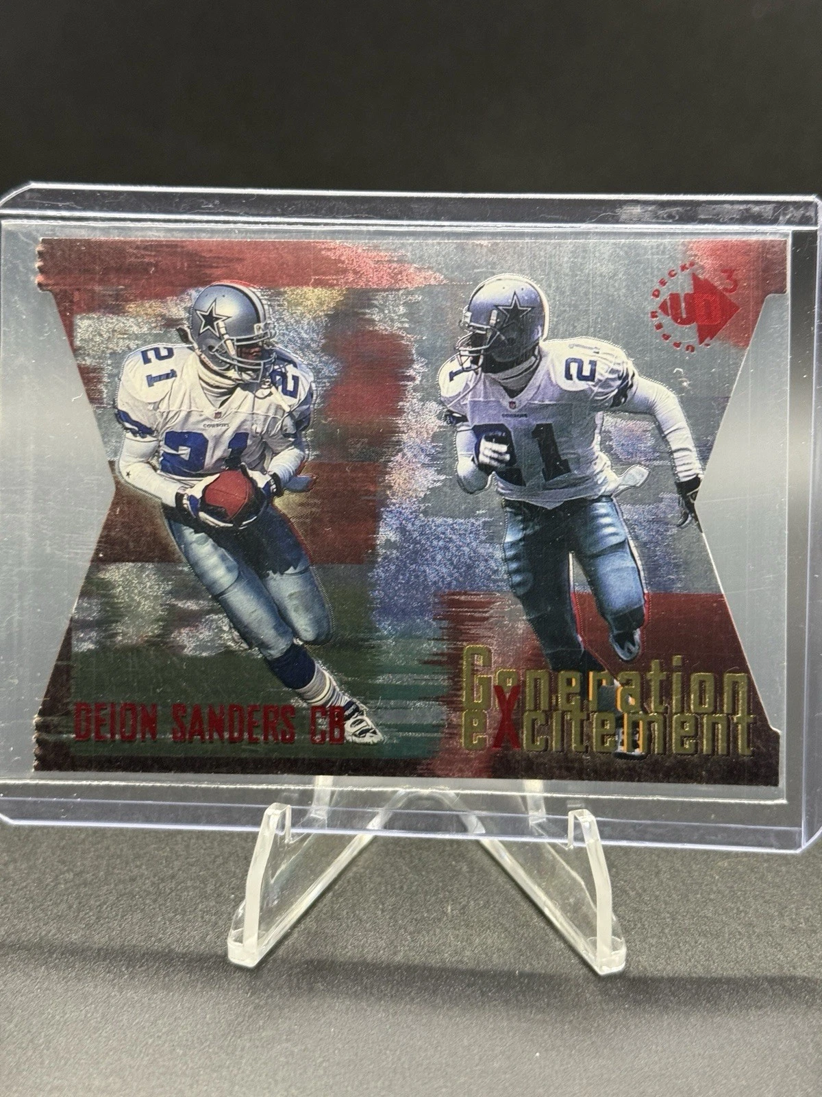 1997 Upper Deck UD3 Generation Excitement Deion Sanders #GE9 HOF