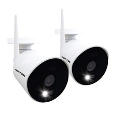 AC Powered 1080p HD Wi-Fi IP Indoor/Outdoor Camera with 100 ft. of Night Visi...