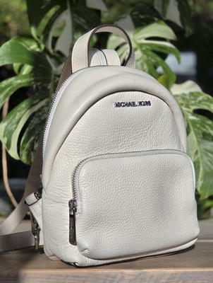 Michael Kors Erin kleiner weißer Leder Rucksack Backpack Schultertasche
