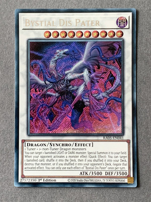 Yu-Gi-Oh! - Bystial Dis Pater - RA05 - Secret Rare - NM