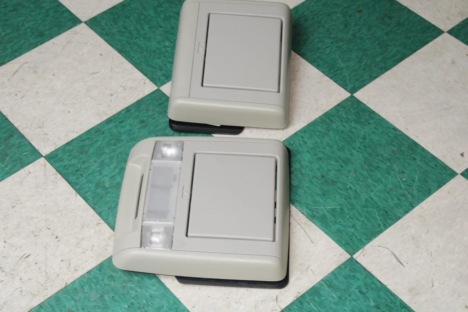 07-14 Yukon XL Grey Roof Pair 2nd 3rd Row Entertainment System Display Screen OE - Изображение 4 из 4