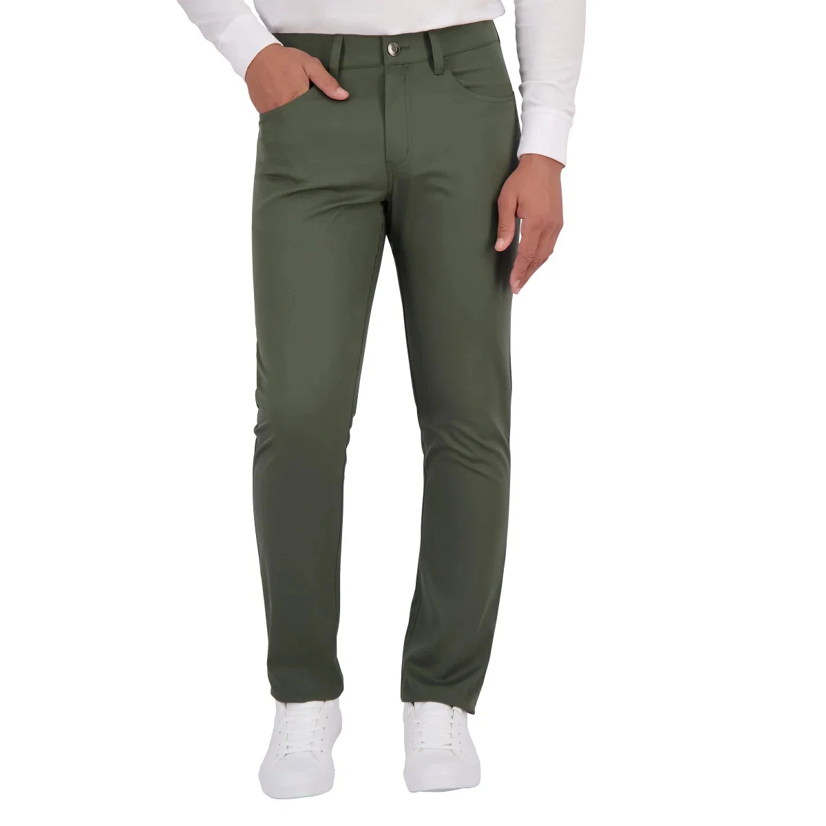 Kirkland Signature Men's 5-Pocket Pant Sorona Stretch Travel Commuter New 30-42