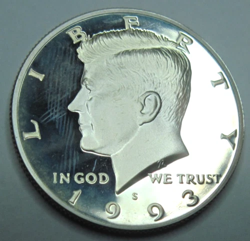 1993 S * PROOF KENNEDY Silver HALF DOLLAR * Exact coin shown *USA Only FREE Ship