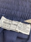 Vintage 90s Maggie Lawrence Women's Navy Pleated Tapered Pants NWT Sz 14/16W — photo 4