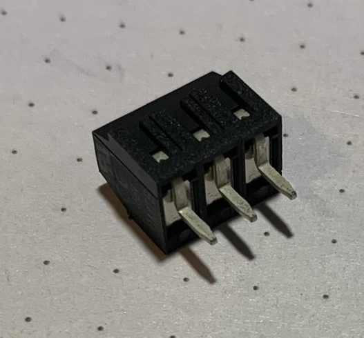 3 Pos. Wire to Board Terminal Block, Horizontal with Board,  Molex Brand, 5 Each - Image 2 of 3