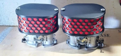 Paar waschbare Luftfilter mit Aktivkohle weber idf dellorto drla - Bild 1 von 4