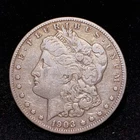 1903 S ~ MORGAN SILVER DOLLAR  ~ F (cleaned)