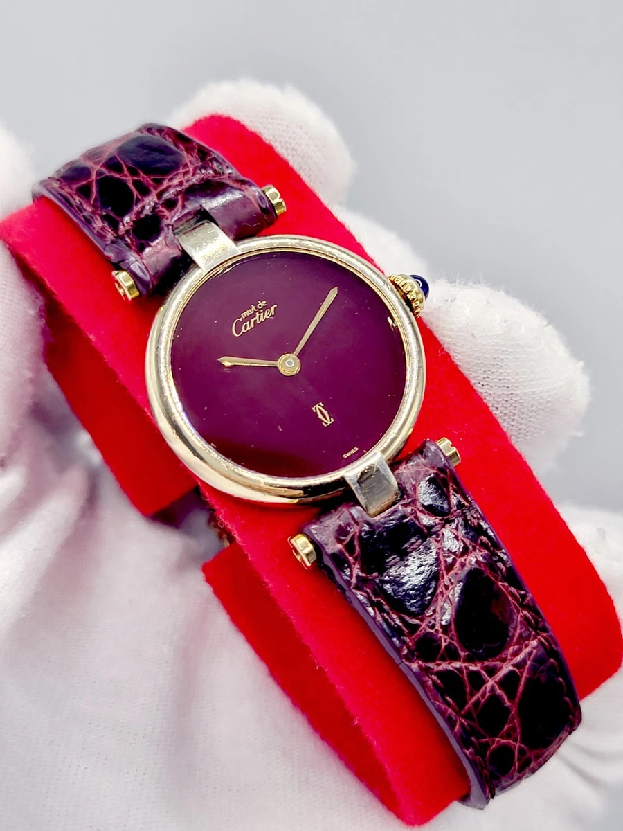Cartier Must de Cartier Vermeil - 30 mm, Gold Plated for sale | eBay
