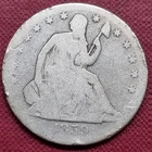 1859 S Seated Liberty Half Dollar 50c Circulated #60941