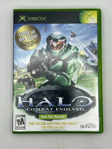 Halo: Combat Evolved (Microsoft Xbox, 2001) USED.