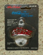 Coca Cola Bottle Opener - Wall Mounted / Die Cast Metal - - YOU PICK  