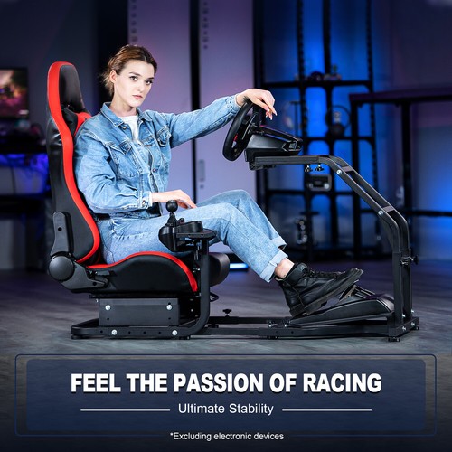 Dardoo Gaming Simulator Cockpit mit Sitz Einstellbar Fit Logitech G920 G29 - Bild 13 von 21