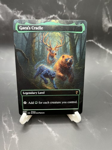 Tarjeta personalizada de arte alterado de alta calidad Gaea's Cradle - Imagen 2 de 5