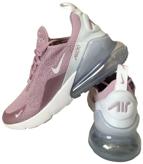 NIKE AIR MAX 270 Women s 7.5 PLUM CHALK WHITE Light Pink ROSE GOLD