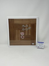 BOB KNIGHT SIGNED AUTOGRAPH FRAMED TEXAS TECH RED RAIDERS FLOORBOARD PSA/DNA COA