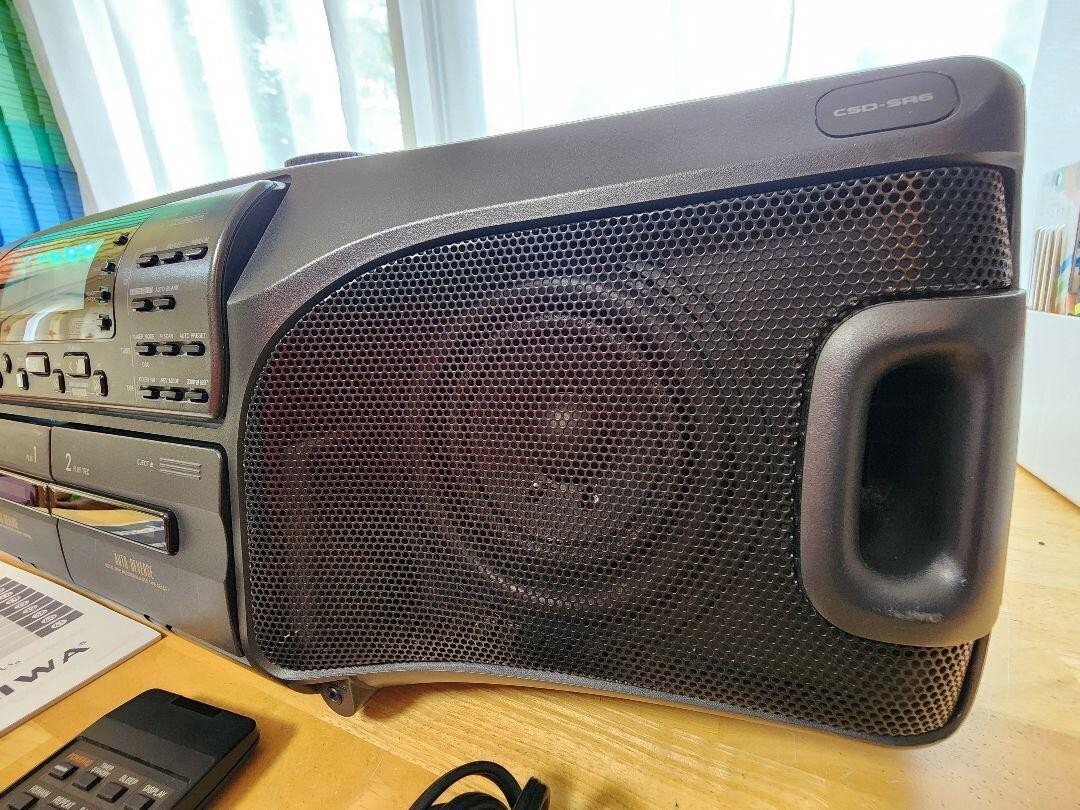アイワ AIWA CSD-SR6 改良Bluetooth 動作確済CDラジカセ