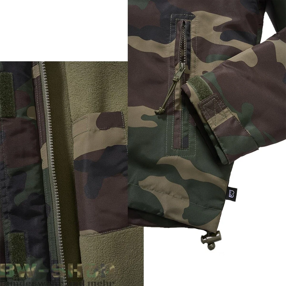 BRANDIT WINDBREAKER ZIPPER DAMEN GEFÜTTERT REGENJACKE WINDJACKE ARMY JACKE RV - Bild 2 von 4