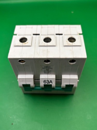 Federal Electric Stab-Lok HBNA 63A Type 2 M6 3 Phase MCB - Picture 4 of 4