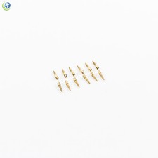 Dental Gold Plated Screw Posts Conical Cross Head Refill Size Large 4 L4 12/Box