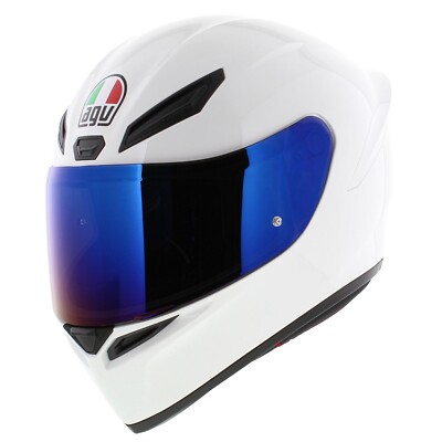 AGV K1-s ECE 22.06 Solid Gloss White Full Face Motorcycle Helmet