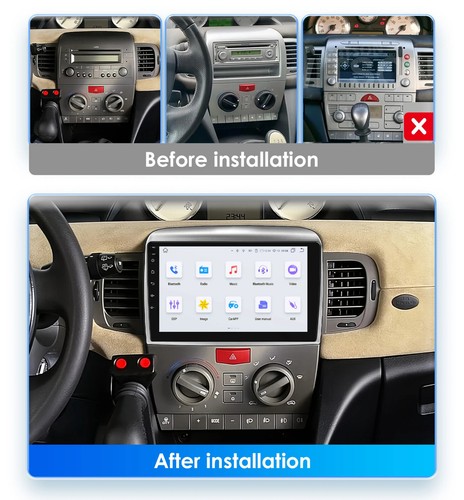 Autoradio 9" Android13 2+32GB CarPlay/AndroidAuto WiFi DSP Lancia Ypsilon 03-11 - Foto 2 di 8