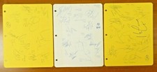 1989-90 Edmonton Oilers Stanley Cup Champs Hockey Signed Team Sheets 32 Autos