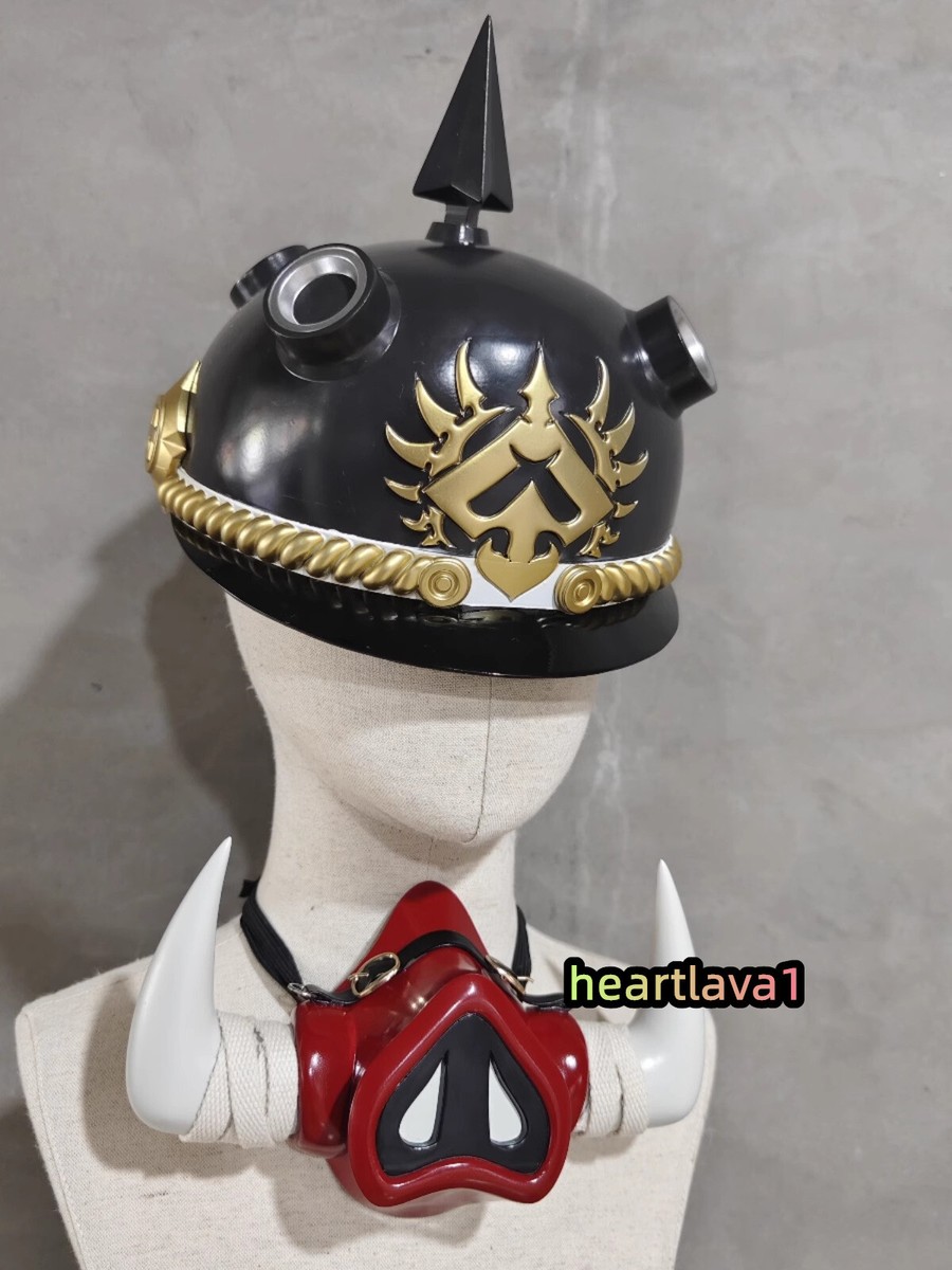 Zenless Zone Zero Luciana Cosplay Helmet Hat FRP Pig Nose Mask