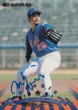MASATO YOSHII SIGNED AUTO'D 1998 DONRUSS CARD 219 NEW YORK METS MONTREAL EXPOS