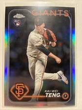 2024 Topps Chrome Update USC102 Kai-Wei Teng (RC) Refractor