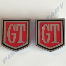 GT Shield CORTINA Rear Quarter Guard Fender Badge x2 for FORD MK1 MK2 MK 1 2 500