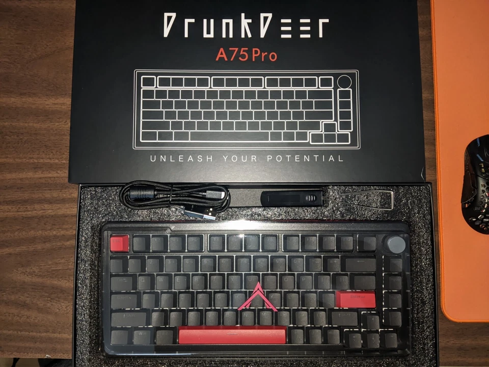 DrunkDeer A75 Pro Rapid Trigger Hall Effect Magnetic Switch Keyboard - Image 3 of 4