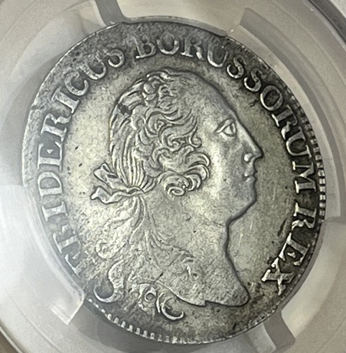 Prussia 1759 A Silver 8 Groschen AU50 PCGS Certified Highest Graded Coin Top Pop - Picture 7 of 16