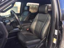 2018 Ford F-150 Xlt Supercrew Black Leather Seat Covers Lariat Design