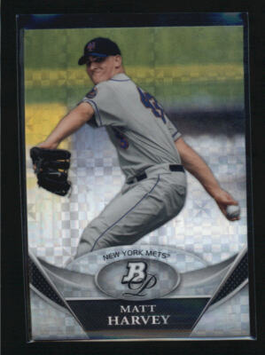 MATT HARVEY 2011 BOWMAN PLATINUM #BPP66 XFRACTOR AF6108
