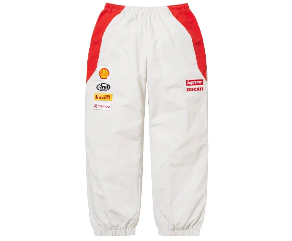 Supreme Ducati Track Pant Light Grey S in Hand | eBay