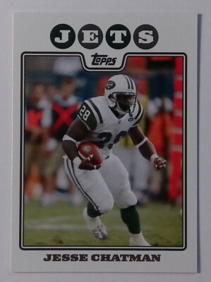 Jesse Chatman 2008 Topps Football #98 New York Jets 