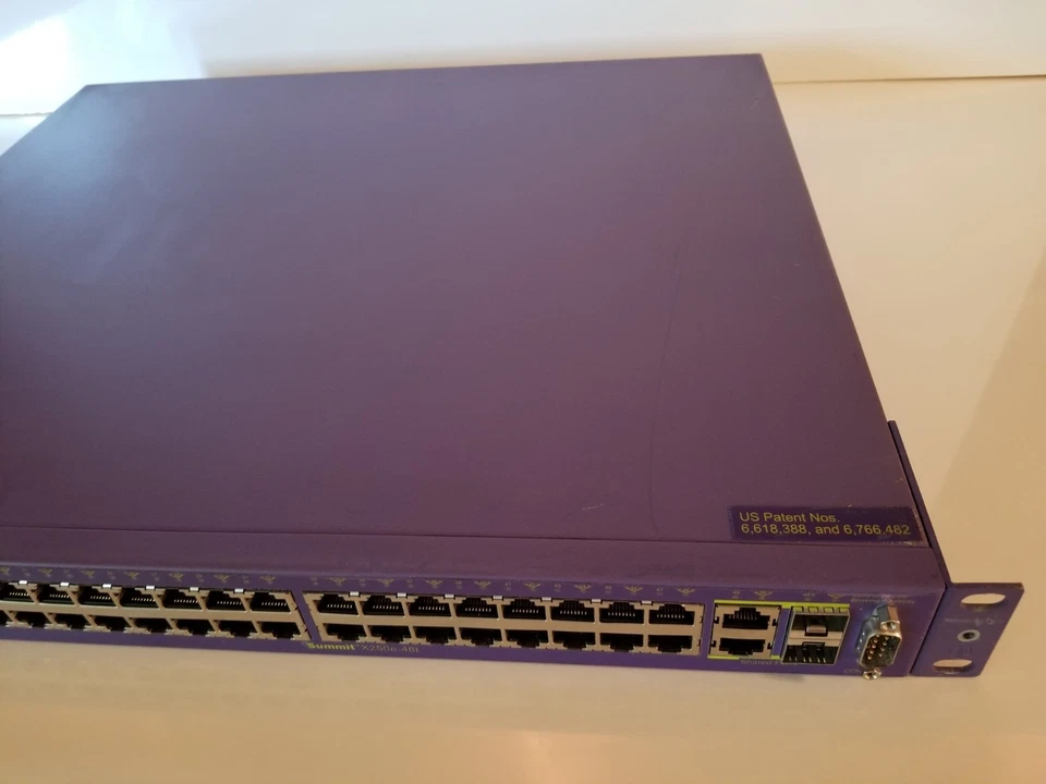 Extreme Networks 15103 Summit X250E-48T 48-Port Gigabit Network Switch Rack Ears - Image 4 of 4