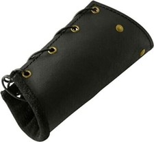 Medieval Leather Wrist Guard Hand Bracers Armor for Halloween Party LARP Lovers