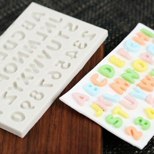 Molds Numbers Letters Silicone Mold 3D Fondant Mold Cakes Decorating Tools DIY - Picture 3 of 9