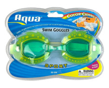 2004 Aqua Leisure Children's Kids Swim Sport Lizard Graphics Goggles Only