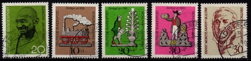 WEST GERMANY 1969 - Lot 5 Used 10 20 and 30 Pfg #DR4