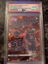 Stephen Curry 2021 Contenders Optic Playing The Numbers Game #11 Psa10 🔥🔥🔥🔥