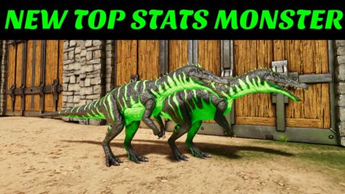 🔥ARK Survival Ascended PvE PC/XBOX/PS5 Top Stats Baryonyx Monster 772M🔥 ASA - Zdjęcie 1 z 4