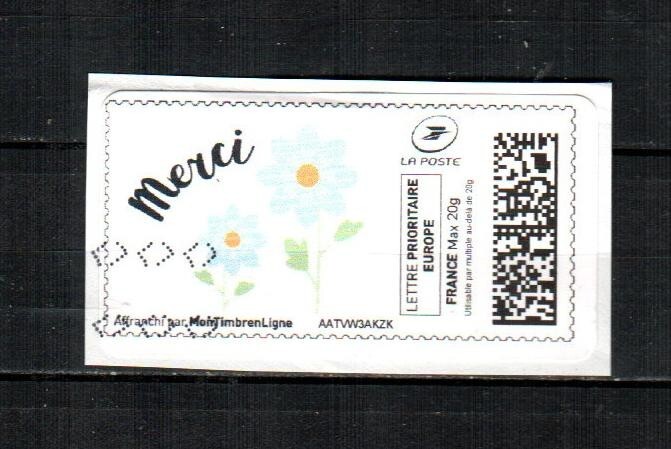FRANCE - MTL ( 1v ) Merci, Flowers F/VF Used | eBay