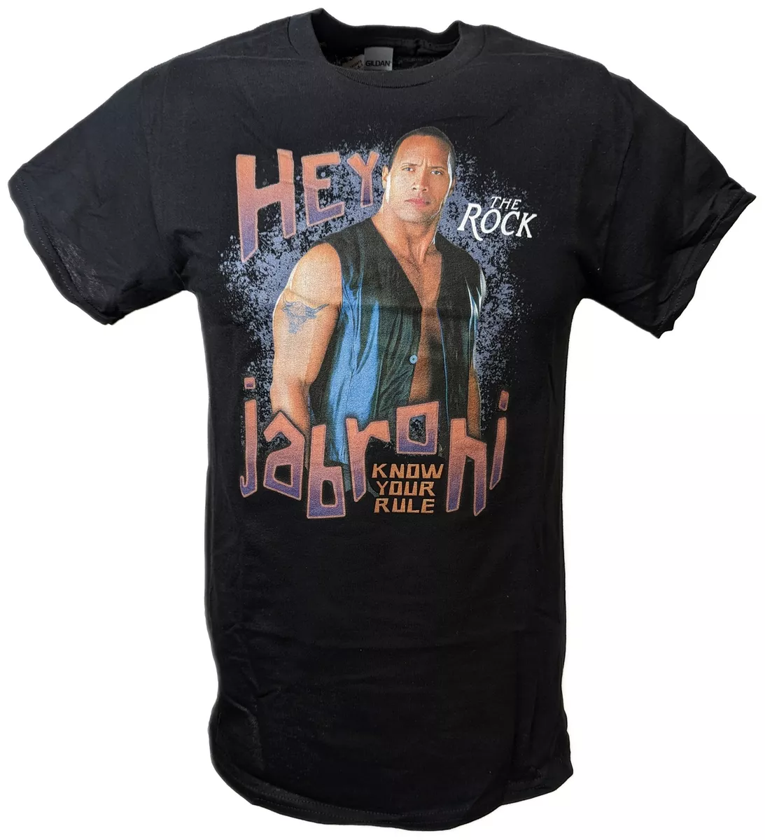 The rock wwe t shirt sales