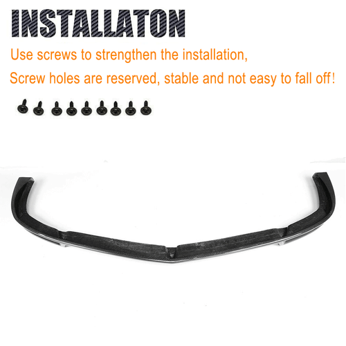 Alerón delantero de carbono para Mercedes W204 C63 AMG 2012-2014 - Imagen 9 de 10