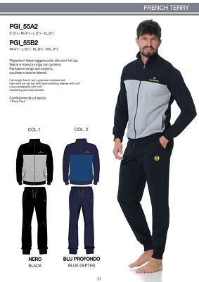 Sergio Tacchini Tute Completi Tuta Da Casa Uomo Completo Sport
