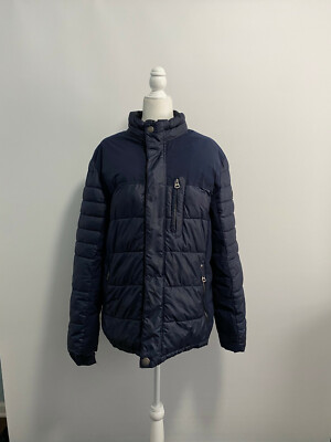 Red Point Authentic Vintage Navy Blue Puffer Coat Size XXL